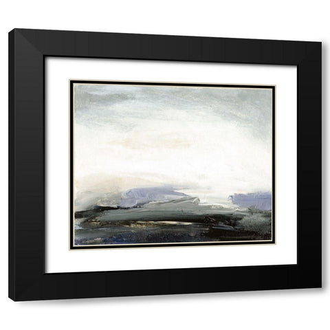 Horizon at Daybreak V Black Modern Wood Framed Art Print with Double Matting by Gordon, Sharon