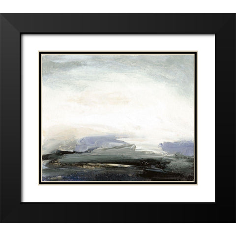 Horizon at Daybreak V Black Modern Wood Framed Art Print with Double Matting by Gordon, Sharon