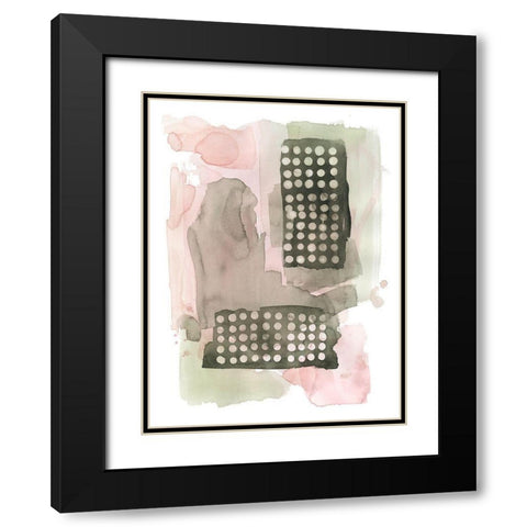 Watermelon Seeds I Black Modern Wood Framed Art Print with Double Matting by Popp, Grace