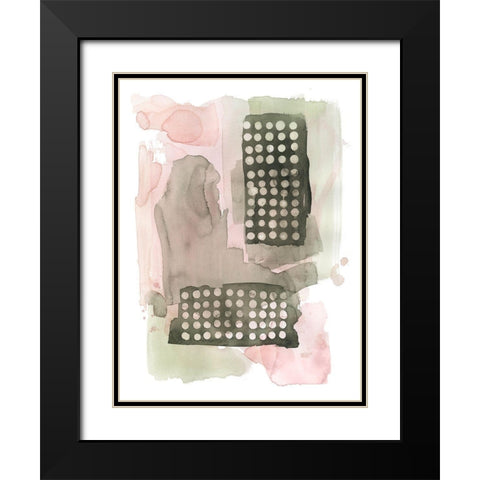 Watermelon Seeds I Black Modern Wood Framed Art Print with Double Matting by Popp, Grace