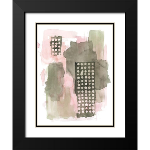 Watermelon Seeds II Black Modern Wood Framed Art Print with Double Matting by Popp, Grace