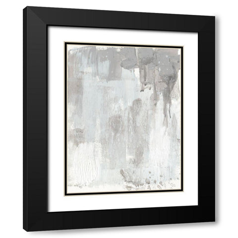 Neutral Minimalism I Black Modern Wood Framed Art Print with Double Matting by Goldberger, Jennifer