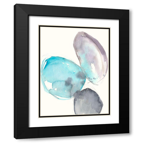 Orb Connection I Black Modern Wood Framed Art Print with Double Matting by Goldberger, Jennifer