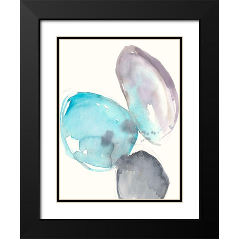 Orb Connection I Black Modern Wood Framed Art Print with Double Matting by Goldberger, Jennifer