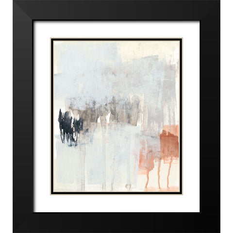 Sienna and Paynes II Black Modern Wood Framed Art Print with Double Matting by Goldberger, Jennifer
