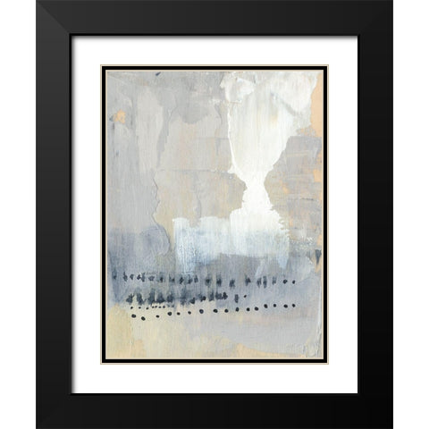Sentry Dots I Black Modern Wood Framed Art Print with Double Matting by Goldberger, Jennifer