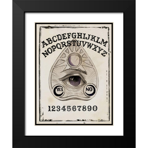 Mystic Fortune I Black Modern Wood Framed Art Print with Double Matting by Parker, Jennifer Paxton