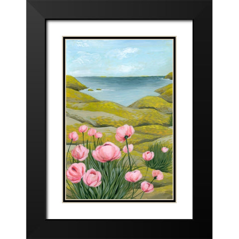 Cliffside II Black Modern Wood Framed Art Print with Double Matting by Popp, Grace