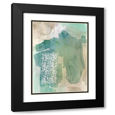 Keepsake I Black Modern Wood Framed Art Print with Double Matting by Popp, Grace