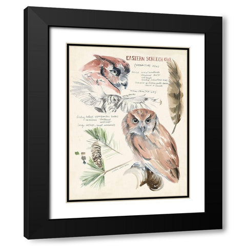 Wildlife Journals I Black Modern Wood Framed Art Print with Double Matting by Parker, Jennifer Paxton