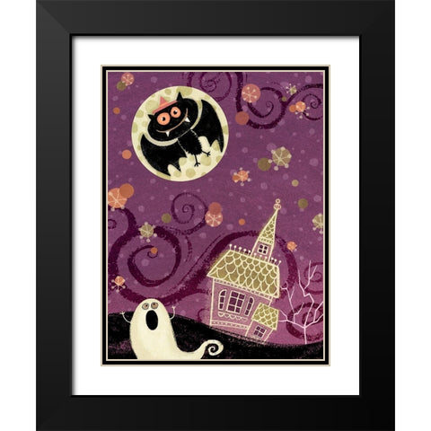 EEK II Black Modern Wood Framed Art Print with Double Matting by Eisner, Viv