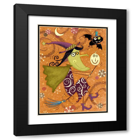 EEK IV Black Modern Wood Framed Art Print with Double Matting by Eisner, Viv