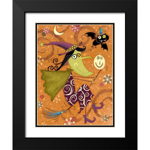 EEK IV Black Modern Wood Framed Art Print with Double Matting by Eisner, Viv
