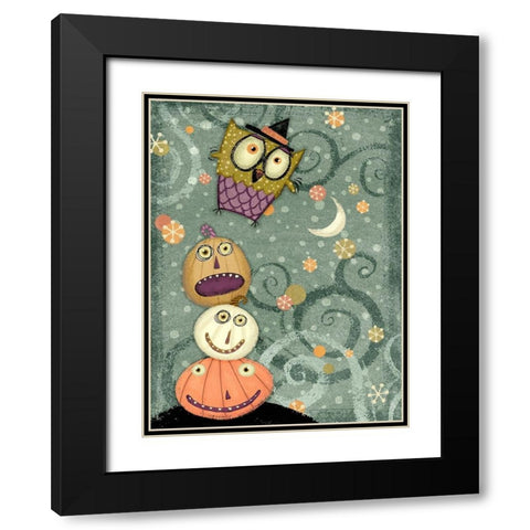 EEK VI Black Modern Wood Framed Art Print with Double Matting by Eisner, Viv