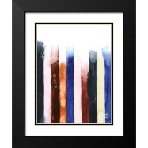Desert Layers V Black Modern Wood Framed Art Print with Double Matting by Popp, Grace