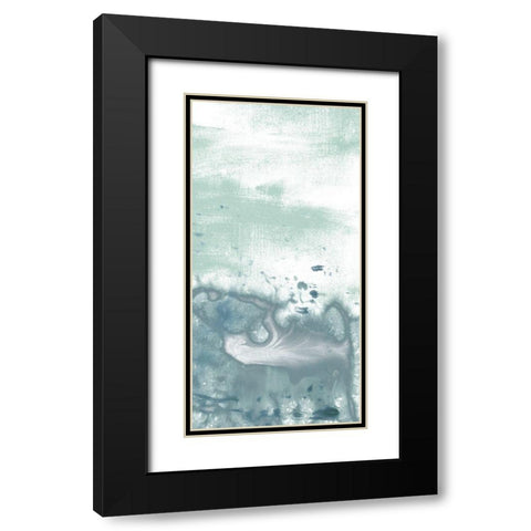 Sea Spray Horizon II Black Modern Wood Framed Art Print with Double Matting by Vess, June Erica