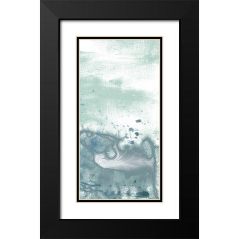 Sea Spray Horizon II Black Modern Wood Framed Art Print with Double Matting by Vess, June Erica