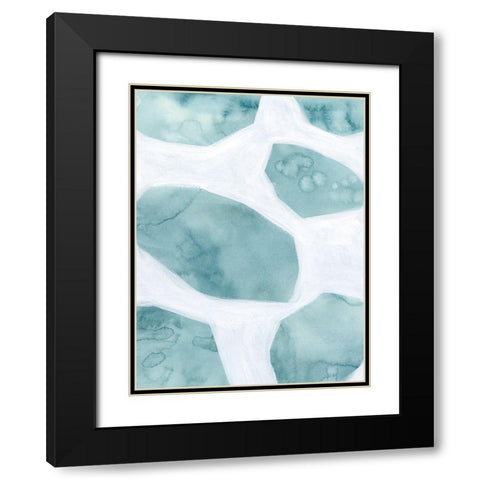 Stone Sliver II Black Modern Wood Framed Art Print with Double Matting by Popp, Grace