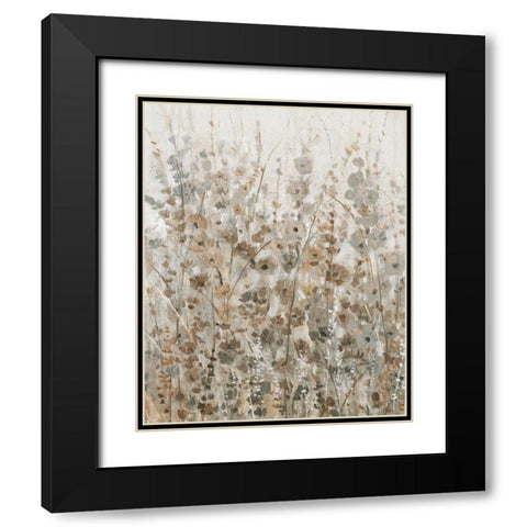 Early Fall Flowers I Black Modern Wood Framed Art Print with Double Matting by OToole, Tim