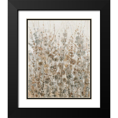 Early Fall Flowers I Black Modern Wood Framed Art Print with Double Matting by OToole, Tim