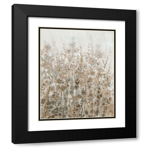 Early Fall Flowers II Black Modern Wood Framed Art Print with Double Matting by OToole, Tim