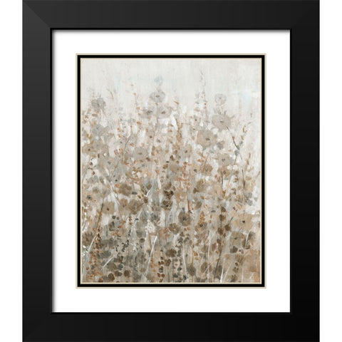 Early Fall Flowers II Black Modern Wood Framed Art Print with Double Matting by OToole, Tim