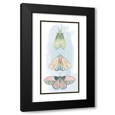 Jeweled Fairies II Black Modern Wood Framed Art Print with Double Matting by Popp, Grace