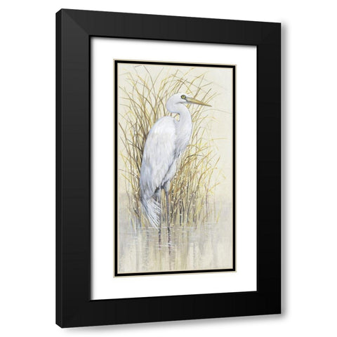 Wading I Black Modern Wood Framed Art Print with Double Matting by OToole, Tim