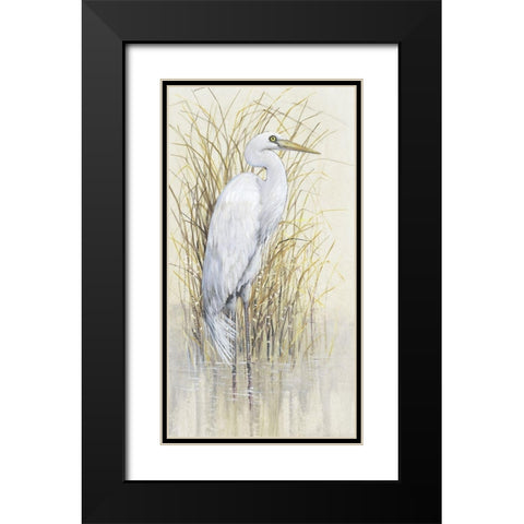 Wading I Black Modern Wood Framed Art Print with Double Matting by OToole, Tim