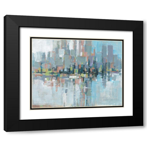 Metro I Black Modern Wood Framed Art Print with Double Matting by OToole, Tim