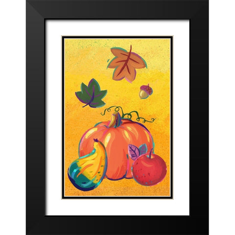 Graphic Cornucopia I Black Modern Wood Framed Art Print with Double Matting by Eisner, Viv