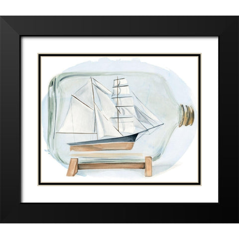 Sail the Seas I Black Modern Wood Framed Art Print with Double Matting by Parker, Jennifer Paxton