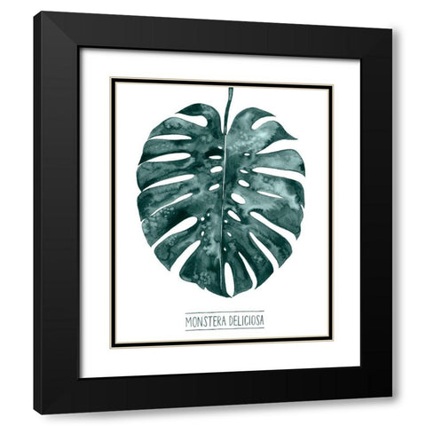 Gemstone Tropicale II Black Modern Wood Framed Art Print with Double Matting by Popp, Grace