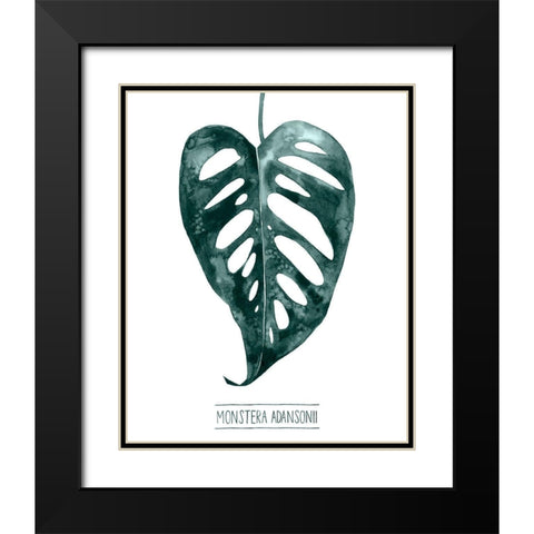 Gemstone Tropicale III Black Modern Wood Framed Art Print with Double Matting by Popp, Grace
