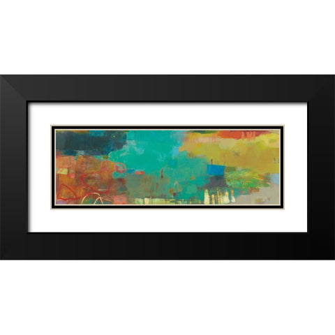 Elysium II Black Modern Wood Framed Art Print with Double Matting by Jachimiec, Sue