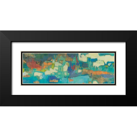 Elysium III Black Modern Wood Framed Art Print with Double Matting by Jachimiec, Sue