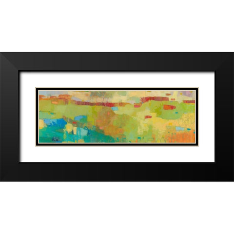 Elysium IV Black Modern Wood Framed Art Print with Double Matting by Jachimiec, Sue