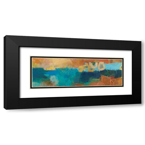 Elysium V Black Modern Wood Framed Art Print with Double Matting by Jachimiec, Sue