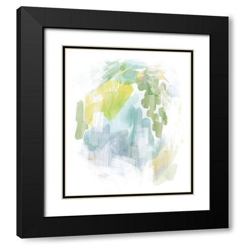 Abstract Reef I Black Modern Wood Framed Art Print with Double Matting by Popp, Grace