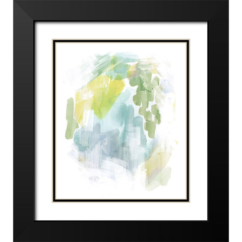 Abstract Reef I Black Modern Wood Framed Art Print with Double Matting by Popp, Grace