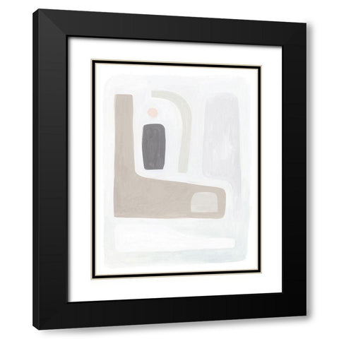 Opal Daydream I Black Modern Wood Framed Art Print with Double Matting by Borges, Victoria