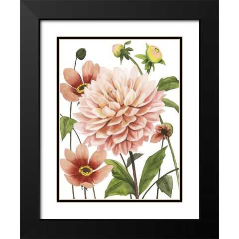 Dahlia Spell I Black Modern Wood Framed Art Print with Double Matting by Popp, Grace