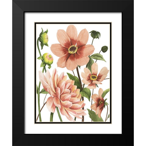 Dahlia Spell II Black Modern Wood Framed Art Print with Double Matting by Popp, Grace