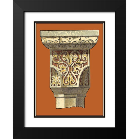 Graphic Capital VI Black Modern Wood Framed Art Print with Double Matting by Vision Studio