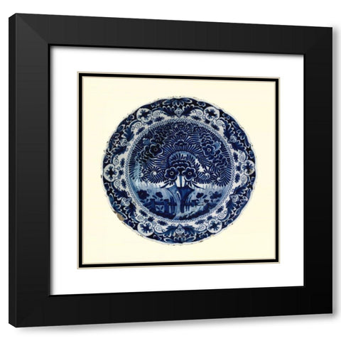 Non-Embellished Earthenware I Black Modern Wood Framed Art Print with Double Matting by Vision Studio