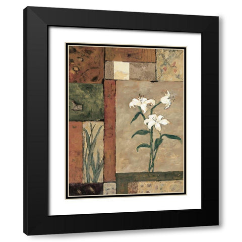 Natures Bounty III Black Modern Wood Framed Art Print with Double Matting by Bagnato, Judi