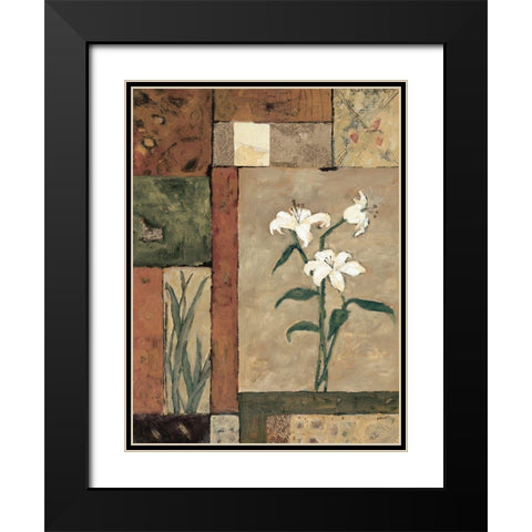 Natures Bounty III Black Modern Wood Framed Art Print with Double Matting by Bagnato, Judi
