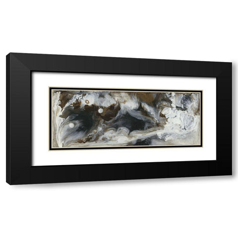Transmutation VIII Black Modern Wood Framed Art Print with Double Matting by Bramma, Lila