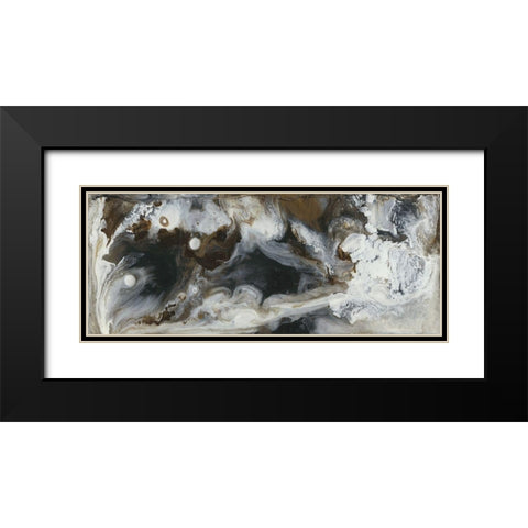 Transmutation VIII Black Modern Wood Framed Art Print with Double Matting by Bramma, Lila