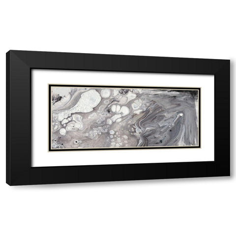 Cycle I Black Modern Wood Framed Art Print with Double Matting by Bramma, Lila